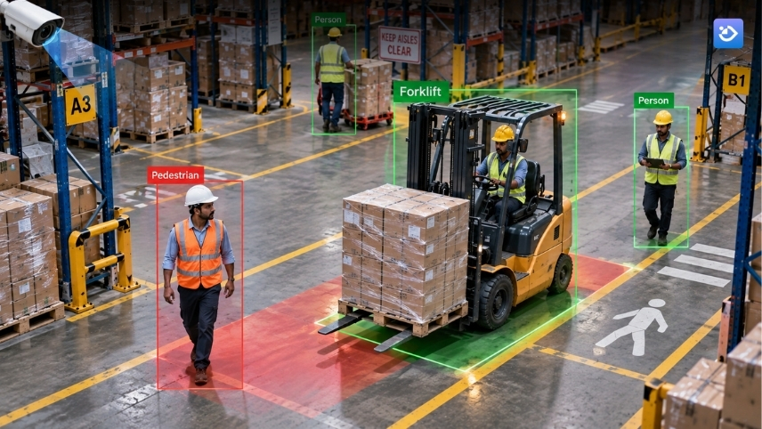 AI-Based Forklift Safety Monitoring