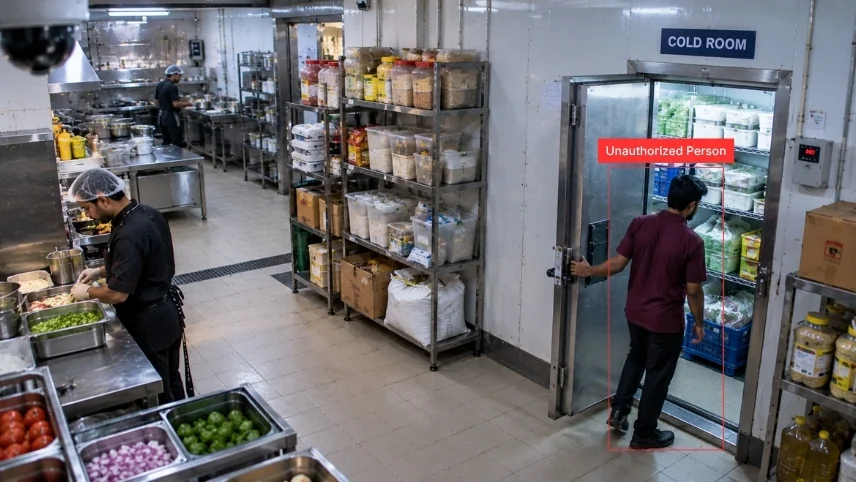 Unauthorized Entry into Cold Rooms and Dry Stores