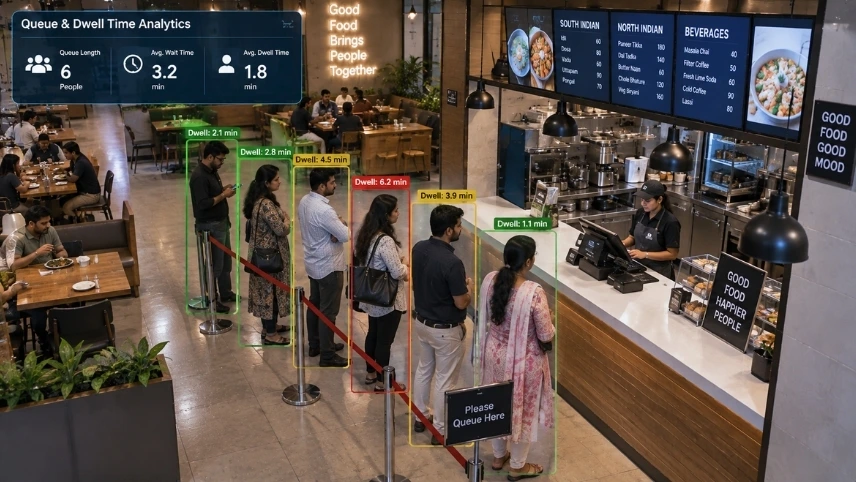Queue and Dwell Time Analytics