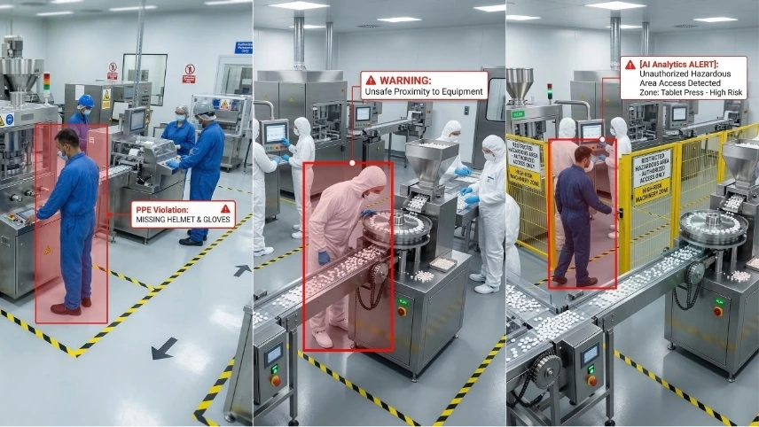 AI Video Analytics Across a Chemical Manufacturing Facility
