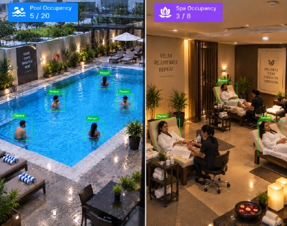 Pool, Spa & Area Occupancy Monitoring illustration