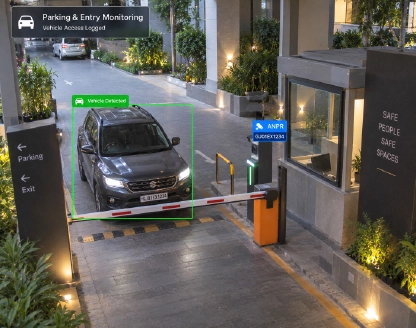 Parking & Entry Monitoring illustration