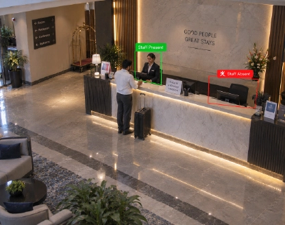 Staff Presence Monitoring illustration